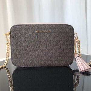 Michael Kors Jet Set Large Printed Logo Crossbody